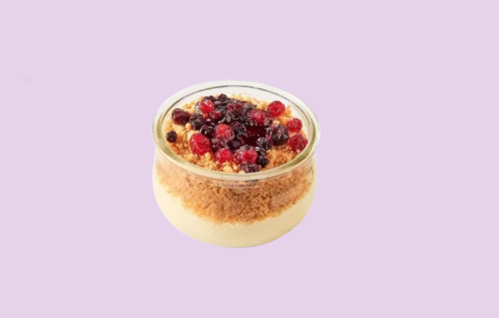 Dessert i glas